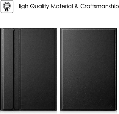 Samsung Galaxy Tab S7+ S8+ Keyboard Cover - Black | eBay