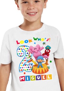 pocoyo birthday shirt