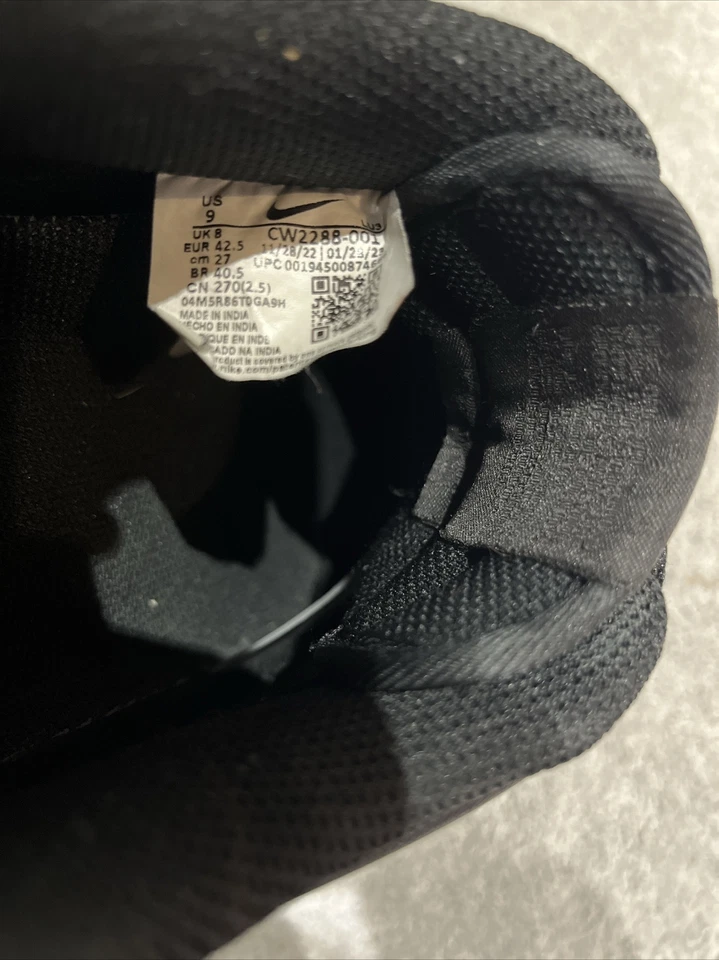 Size 8 - Nike Air Force 1 '07 Low Triple Black, photo 3 of 4