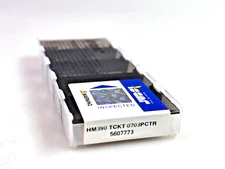 Iscar HM390 TCKT 0703PCTR IC808 Carbide Milling Inserts (Box of 10)