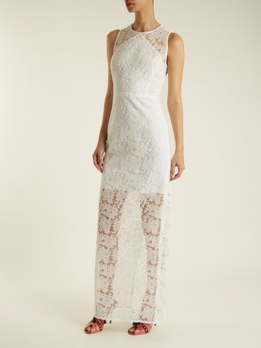 dvf lace dress white NWT $385 Diane Von Furstenberg Fumi Burst Lace Dress White 10