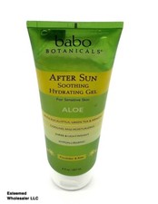 BABO Botanicals After Sun Soothing Hydrating Aloe Gel 8oz w/o box