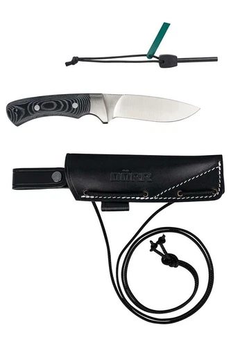 Dörr hunting and outdoor knife M-110 Micarta + fire steel blade steel 440C