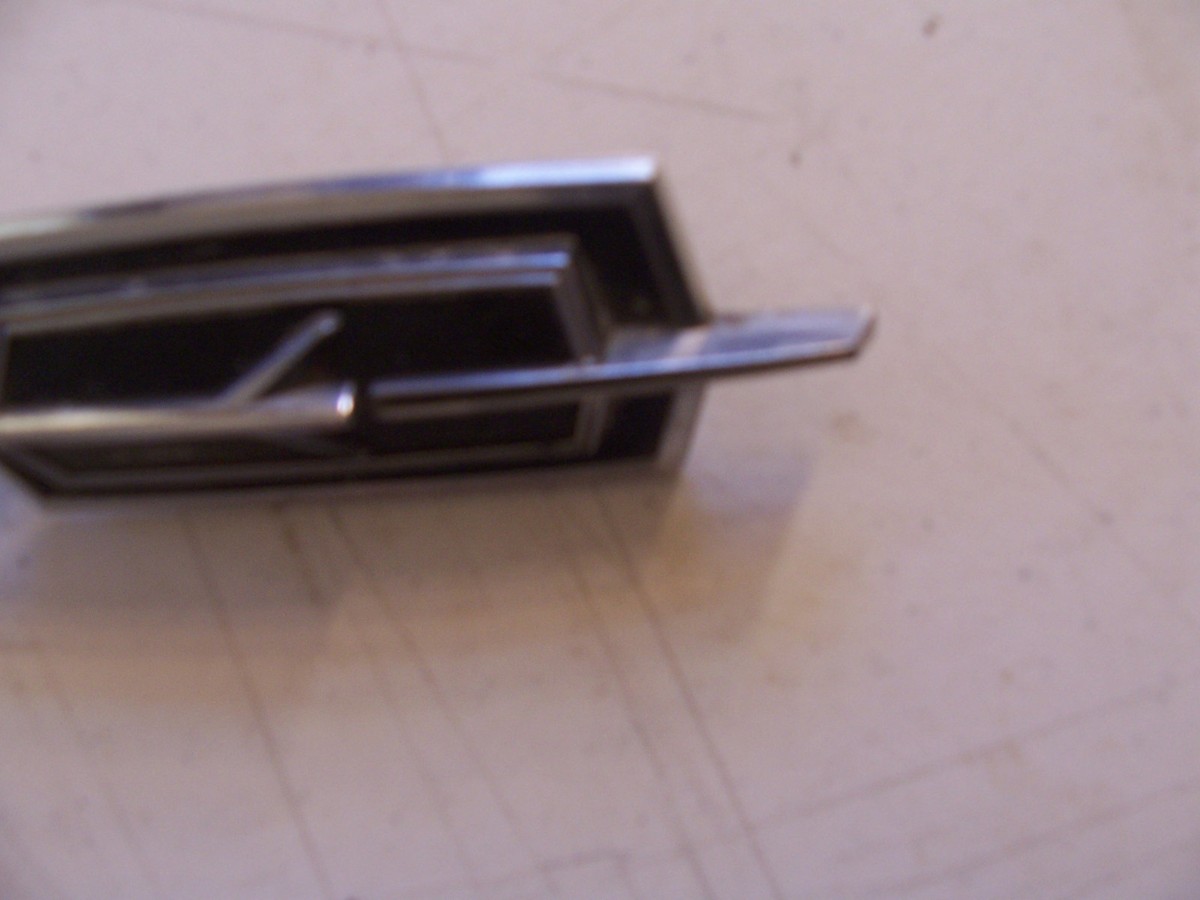 1974 OLDS DELTA 88 HEADER TRIM EMBLEM ORNAMENT OEM USED OLDSMOBILE