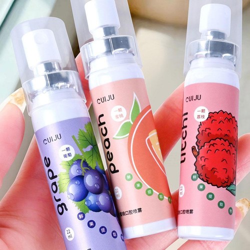 Fresh Breath Freshener Spray Deodorant Litchi Peach Flavor Portable. O5C0 A T1J8 - Picture 9 of 16