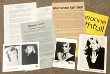 MARIANNE FAITHFULL - PROMO press kit bios and photos