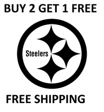 PITTSBURG STEELERS  NFL  Vinyl Die Cut Car Decal - FREE SHIPPING