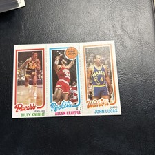 120 Billy Knight 204 Allen Leavell 96 John Lucas Assist 1980 81 Topps Cb52c-7