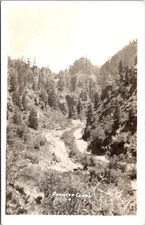 Postcard RPPC Phantom Canon Birds Eye Trail View Colorado D99