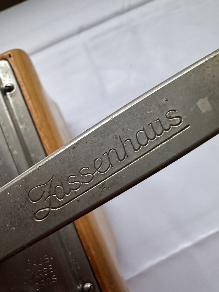 Vintage ZASSENHAUS Mokka Coffee Grinder Pretty Good Nick Works Well