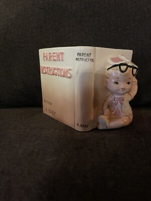 1961 Samson Import Co 5164B Parent Instructions Ceramic Planter Baby Girl