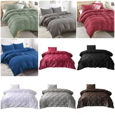 3 Piece Duvet Cover Set With Shams Pillow Ultra Soft Bedding Cover for Comforter