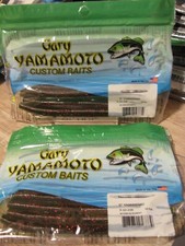20 Yamamoto Fishing Baits 5" Senko Worms 9-10-208 Watermelon Black Red Flake