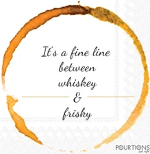 Boston International - Pourtions Frisky Cocktail Napkin - C876100