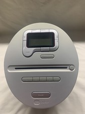 RARE 2003 Virgin Pulse VP-07 Desktop CD Clock Radio Player AM/FM Weather Cool