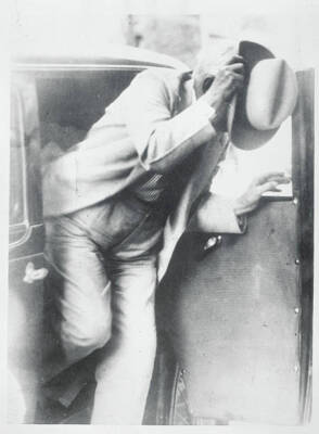 Samuel Insull Hiding His Face - Face Covered Samuel Insull Sr form - Old Photo