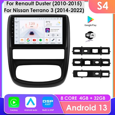 CarPlay For Renault Duster 2010-2015 Nissan Terrano 2014-2022 Car Radio GPS DSP