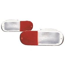 Halogen Back Up Light Set with Reflector CAPA Fits 01-05 Chrysler PT Cruiser