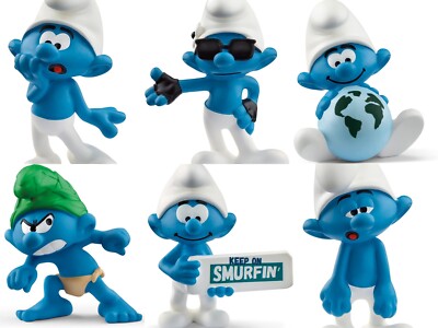 Schleich  2023 Schlümpfe 20839 - 20844 zum Auswählen, NEU mit Schleich -Fähnchen