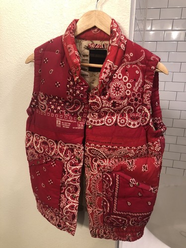 Visvim ICT Kerchief Bandana Jacket Vest 