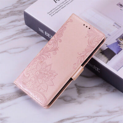 Leather Flower Wallet Phone Case For Xiaomi Poco Redmi Note 12 13 14 Pro 14C 15C