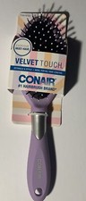 Conair Velvet Touch Cushion Hair Brush, Blue