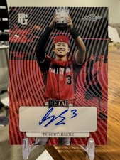 TY SOUTHISENE 2023 LEAF PERFECT GAME ALL AMERICAN PROSPECT RC AUTO #/6 🔥📈