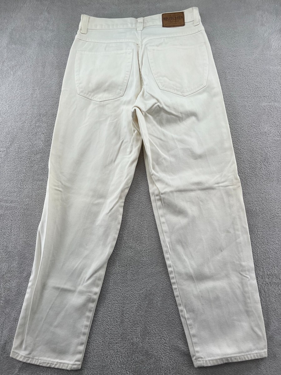 VTG Britches Great Outdoors Jeans Mens Sz 33x32 White Baggy VTG Britches Great Outdoors Jeans Mens Sz 33x32 White Baggy