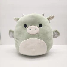 Squishmallow Drew the Dragon 8 inch Plush Toy Stuffed Animal - Mint Green