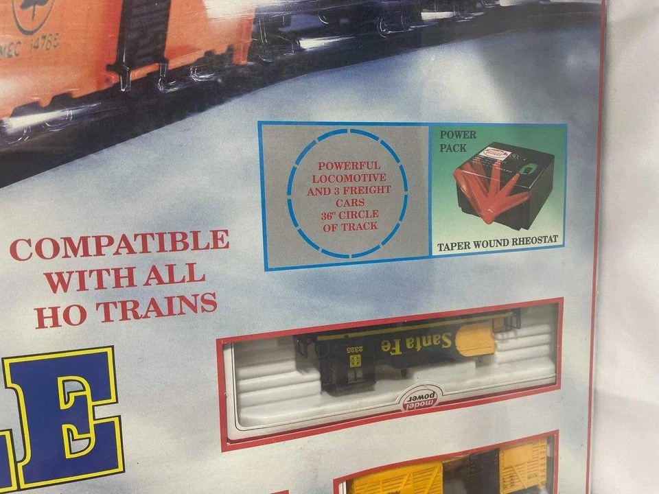 Model Power Blue Eagle No 1049 Train Set HO Scale - Sante Fe Factory Sealed NRFB - Image 3 of 4