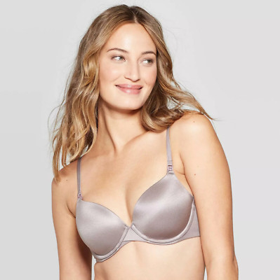 Women's Plus Nursing Full Coverage T-Shirt Bra  - Auden, Gray, Size 38C
