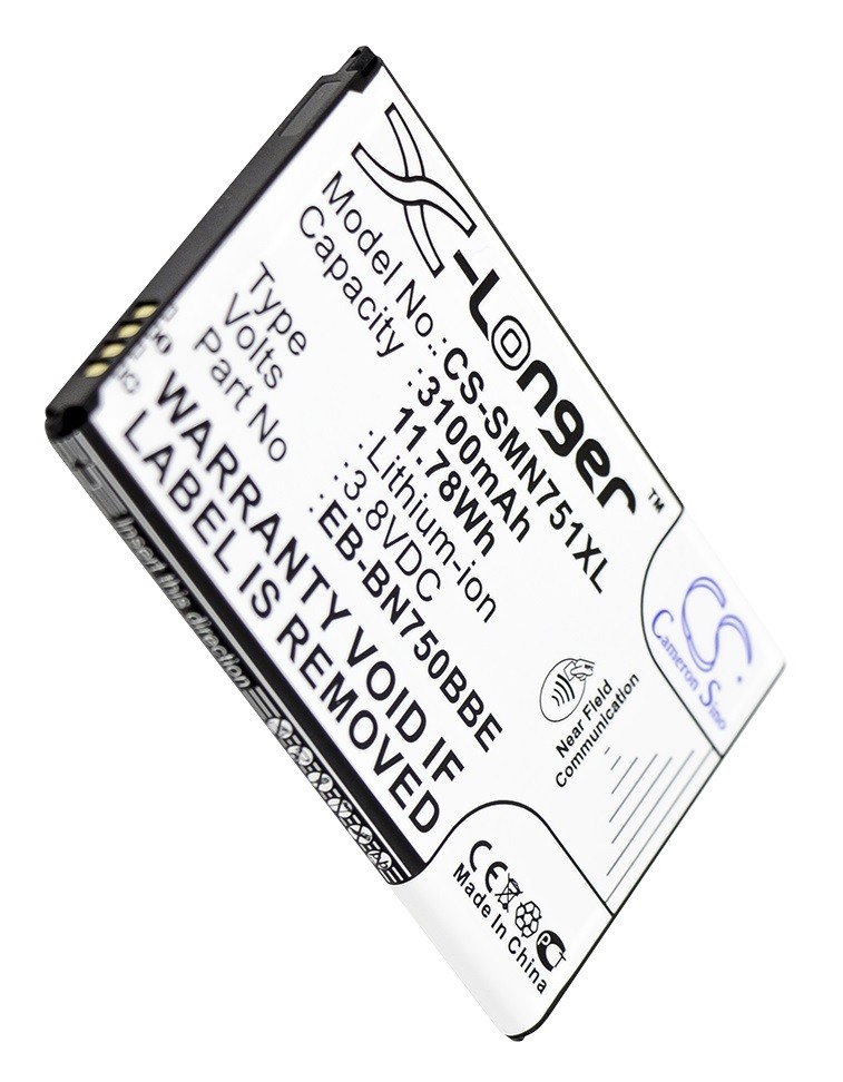 Batterie Galaxy Note 3 Neo EB-BN750BBC 3100mAh Li-ion pour smartphone Samsung