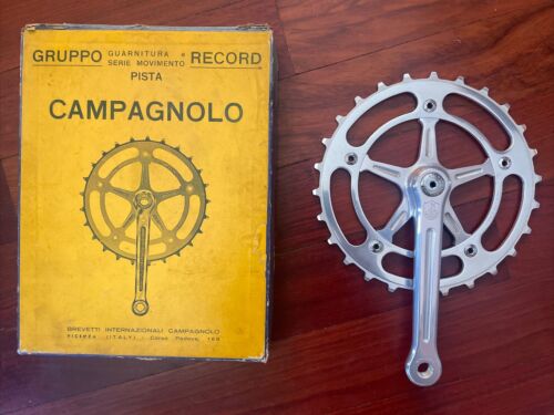 Vintage NIB CAMPAGNOLO Pista Right-Side Crank • 1" Pitch Skiptooth • 170mm. (NJ) - Afbeelding 1 van 5