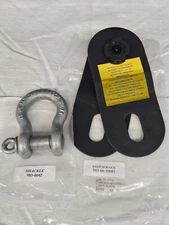 Mile Marker Tackle Snatch Block Shackle Sheave Rigging Lifting Hmmwv Truck Winch