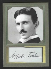 NIKOLA TESLA - ACEO D. GORDON PROMO TRADING CARD - MINT CONDITION
