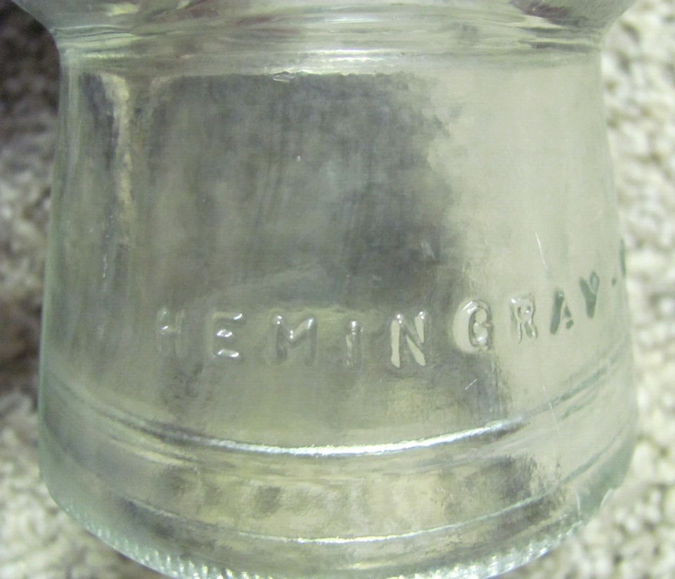 Hemingray17 Clear Vintage Glass Insulators (x2) eBay
