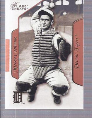 2003 Flair Greats #70 Mickey Cochrane - NM-MT