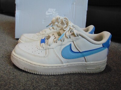 Nike Air Force LV8 Low 82 Double Swoosh White Leather Trainers Size UK  UK