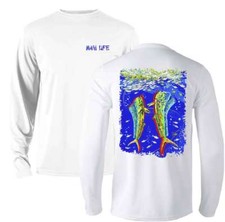 Microfiber Moisture Wicking Long Sleeve Fishing Shirt UPF SPF