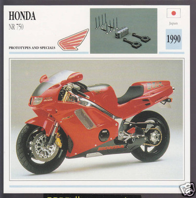 1990 Honda NR 750cc (748cc) Superbike Japan Prototype Motorcycle