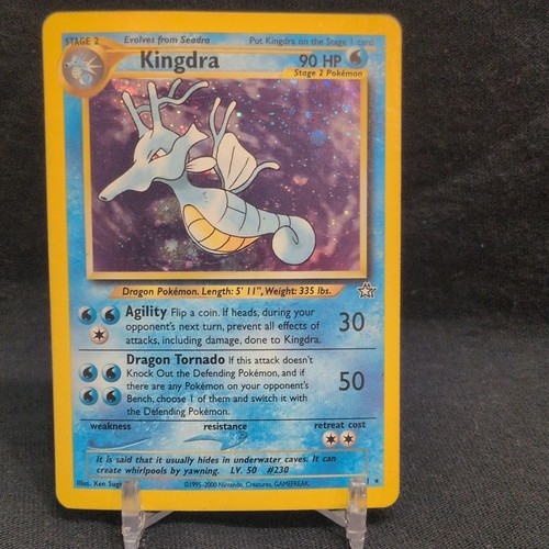 Nintendo Pokemon TCG Neo Genesis Kingdra 8/111 Holo Rare EN 2000
