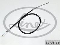 Linex Seilzug, Feststellbremse 35.02.39 Passend FüR Nissan Opel Renault