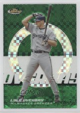 2005 Topps Finest Green X-Fractor /50 Lyle Overbay #72 0b2