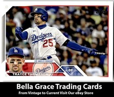 2023 Topps Trayce Thompson #343 Los Angeles Dodgers MLB Baseball