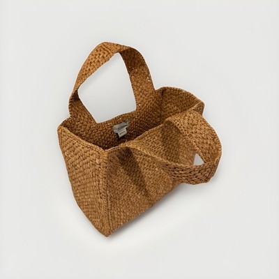Hat Attack Mini Lulu Tote Toast 100% Raffia