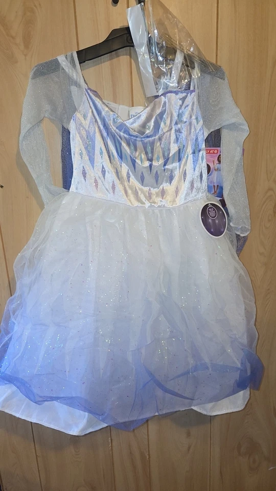 Disfraz de Halloween Frozen Snow Queen Elsa Iluminado Nuevo Niñas Talla Mediana 7-8 Foto 4 de 4