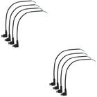 Set of 2 USB Data Cable Right Angle Plug Type Short Extension to