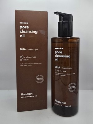 Hanskin Pore Cleansing Oil~BHA~Fresh & Light~Oily Skin~300mL/10.14oz~NEW~SEAL