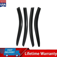 Rain Guards Deflectors Vents Wind Shield Shade Blades 3d Wavy Style Visor Set Rain Guards Deflectors Vents Wind Shield Shade Blades 3d Wavy Style Visor Set