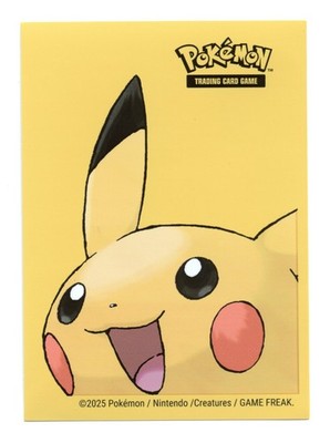 x1 Pokemon Pikachu Face - Individual Card Sleeve Glossy Pokemon Ultra Pro